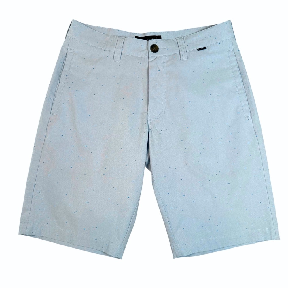 Travis Mathew Golf Shorts Men's 30 Blue Speckled Stretch Performance Athleisure